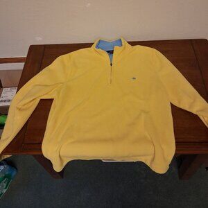 Brooks Brothers Yellow Fleece Pullover XL